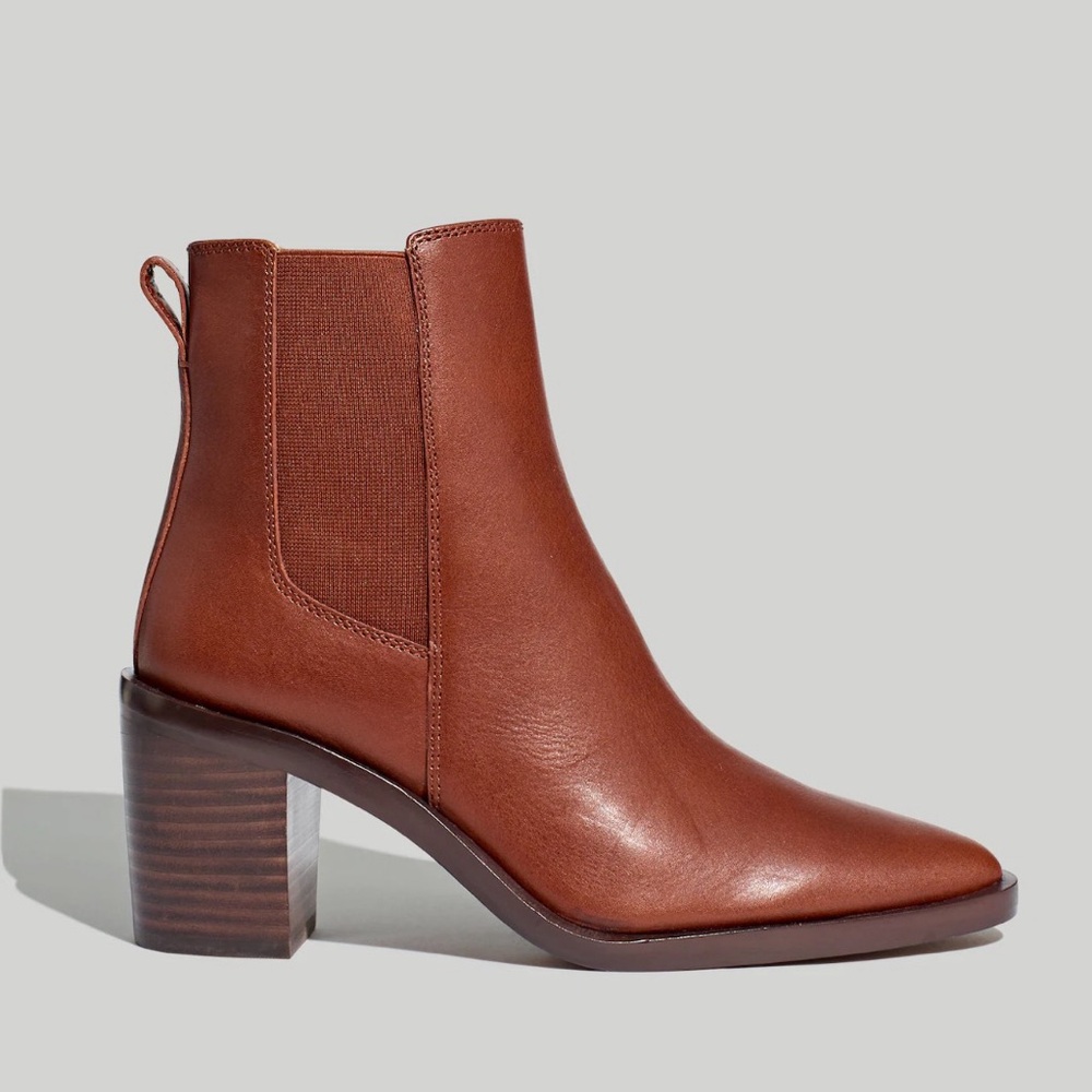NEW Madewell Elspeth Leather Chelsea Boot
